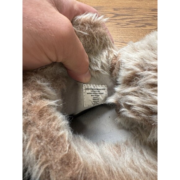 UNIVERSAL THREAD LADIES LACE FUR BEIGE BOOTS SIZE 7 - Picture 9 of 9